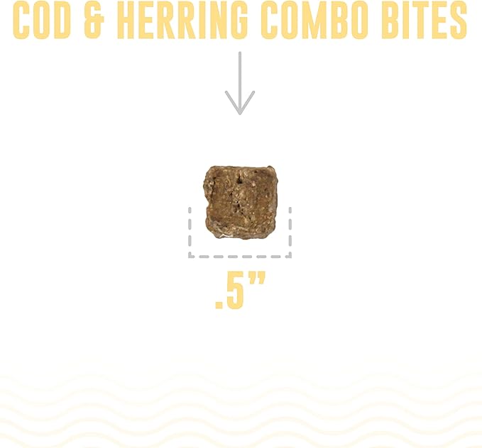 Icelandic+ Cod & Herring Combo Bites Dog Treat 3.0-oz Bag