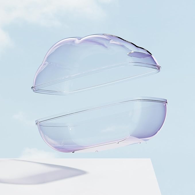 BUCATSTATE Hamster Sand Bath Container Hideout Hamster Toilet with Scoop Set Dust Bath Accessories for small animal,Gerbil,Syrian Hamster,Mouse,Rat (Purple, Medium)