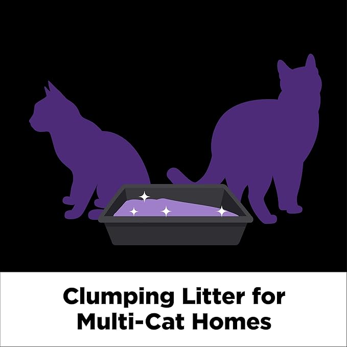 ARM & HAMMER Clump & Seal Slide Platinum Multi-Cat Clumping Litter, Easy Clean, Superior Odor Control, 27.5 Lbs