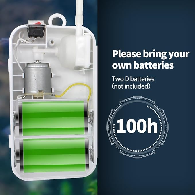 Small Air Pump for Fish Tank 6 Gallons, Aerator for Bait Bucket,Bubbler Stones for Aerator, Bait Bucket Air Pump,Quiet Voice, Suitable for Tropical Fish Enthusiasts and Fishing Enthusiasts