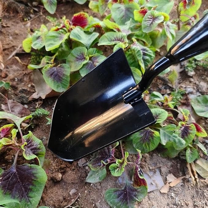 Gardening Tools – 3-in-1 Premium Garden Tool Set,Heavy Duty Pruning Shear, Trowel and Transplanter,Rust-Proof Hand Tool Set, Ideal Gardening Gifts for All (Black)