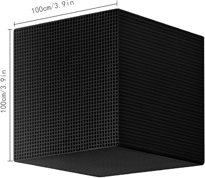 yanhe 4in * 4in * 4in 1pcs Water Purification, Cube Activated Carbon Nano Water Purification Filter for Water Aquarium Fish Tank Activated Carbon pellets