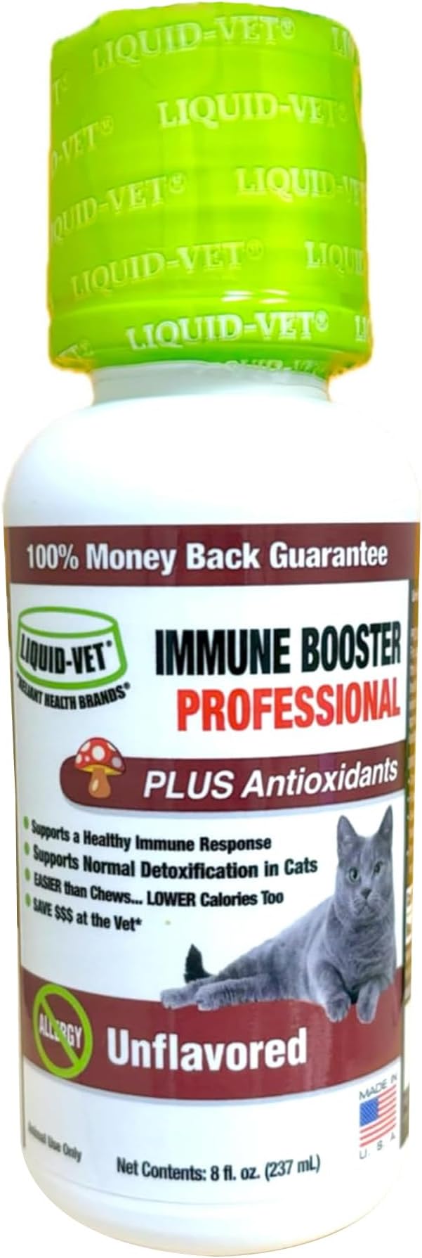 Immune Support for Cats – Daily Formula with Inulin, Beta-Glucan, Vitamin E, Omega-3s, Fermented Yeast & More! - Made for Picky Eaters