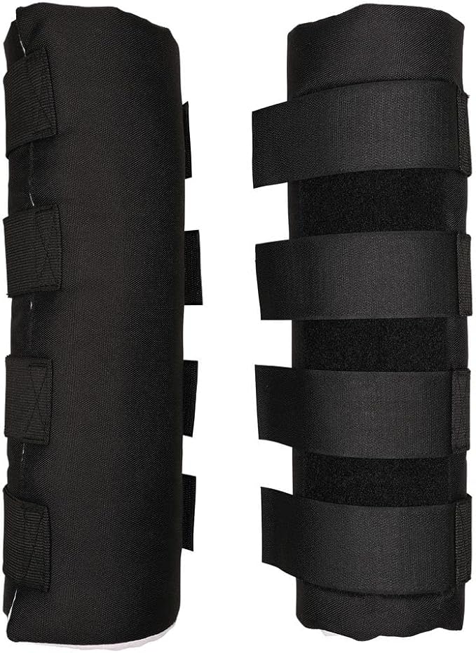 Dura-Tech Quick Wrap No Bow Leg Wraps for Horses | Size 14" | Color Navy | Exceptional Leg Coverage | Versatile Use | Secure and Easy Application | Sold in Pairs