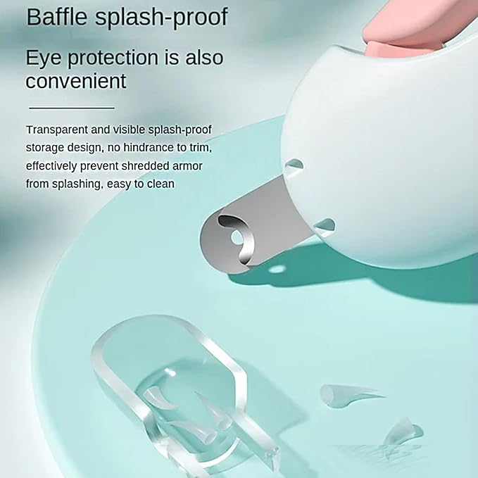 Celery Pets Nail Clippers, Adjustable Claw Clippers for Cats, Round-Hole Trimmer with Dust Storage, Safe Pet Claw Clipper Grooming Tool, Adjustable Nail Cutter for Small Large Cat/Dog (Blue)