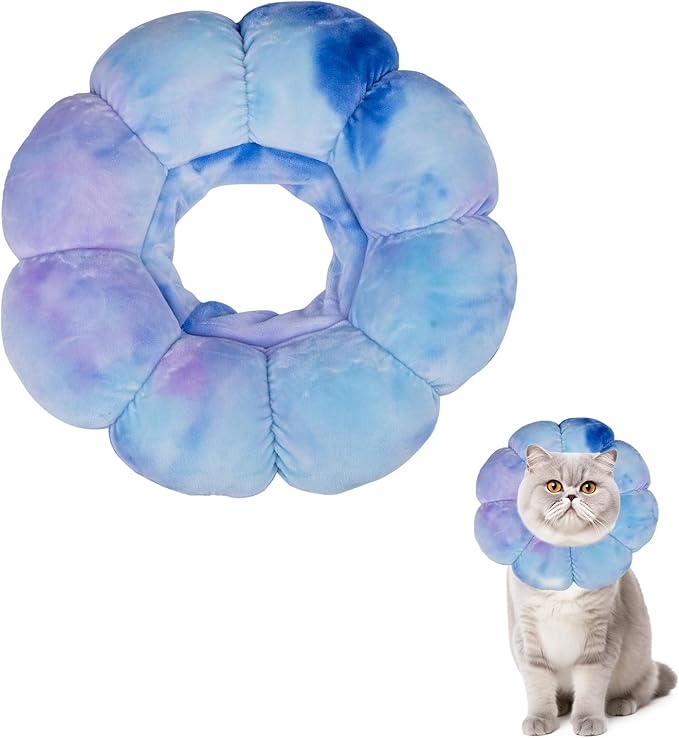 Cat Collar Soft, Adjustable Soft Protective Neck Cats Recovery Cone After Surgery