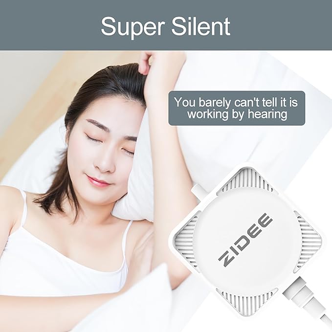 Mini Air Pump for Aquarium, Quiet Air Bubbler with Air Stone Air Tubing Clip, Oxygen Aerator for 1-15 Gallon Fish Tank, 1.3 Watt, 450 ML/min