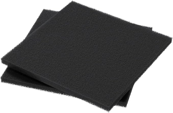 Pawfly 2 Pack Aquarium Bio Sponge Filter Media Pad, 40 PPI Filter Foam Sponge Pads Cut-to-Size Foam for Fish Tank Filters Sumps Ponds Hydroponics, 9" x 9" x 0.5"