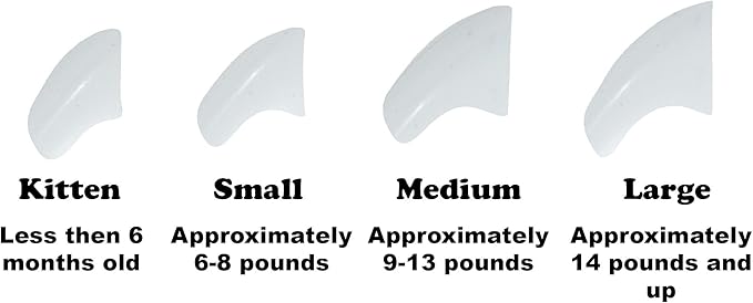 40 Pack Soft Nail Caps for Cat Claws White Kitten