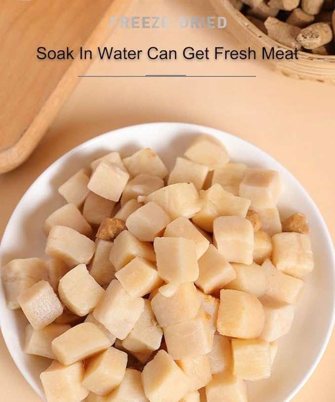 Freeze Dried Chicken Cat & Dog Treats –15OZ Chicken Meat - High Protein, Bite-Sized, Training Treats Snacks