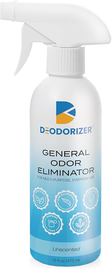 General Odor Eliminator for Multi-Purpose Everyday Use - Air & Surface - Neutralizes Odors, Unscented - 16oz Spray