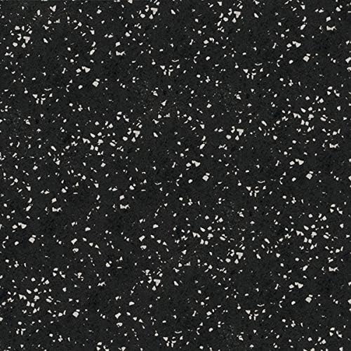 American Floor Mats 1/4in (7mm) Thick 10% Grey 4' x 4' Heavy Duty Rubber Rolls, Protective Exercise Mats, Home Gym Rubber Flooring