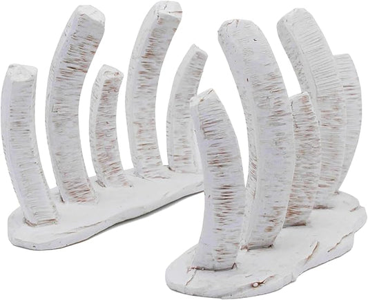 Skull Fish Tank Decorations Dinosaur Bones Snake Hideout Cave Animal Reptile Ornament Halloween Décor for Terrarium Aquarium Large Betta Tarantula Decor