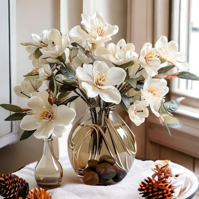 HappyFiller Natural Decorative Pebbles Polished Gravel Rocks Stones for Aquarium,Fish Turtle Tank,Outdoor Indoor Plants Top Dressing,Succulents Soil Cover,Garden Landscaping,2 LB,Red Mix