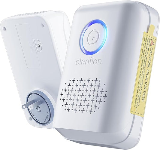 Clarifion ODRx - UV-C Cat Odor Deodorizer & Eliminator, Removes Cat Pee Smell, Filterless, Quiet, Compact Air Freshener for Bedrooms, Living Rooms, Litter Box Areas, Eliminates Ammonia Odors