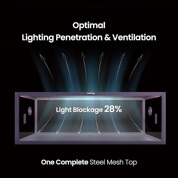 85 Gallon Reptile Tank, Front Opening Snake Tank for Easy Maintenance, Reptile Enclosure with Top Screen Ventilation 48''x24''x18''
