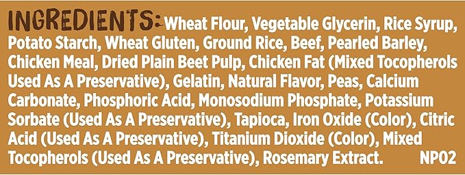 Nutrish Rachael Ray Soup Bones Dog Treats, Beef & Barley Flavor, 6 Bones (Pack of 2)