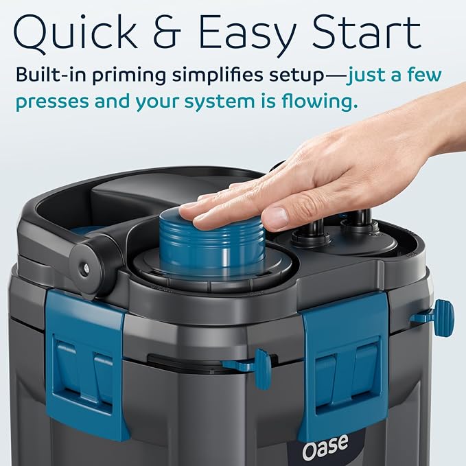 OASE BioMaster 2 350 Canister Filter for Aquariums – External Aquarium Filter with EasyClean Pre-Filter – Quiet Performance – Freshwater & Saltwater, Up to 90 Gallons