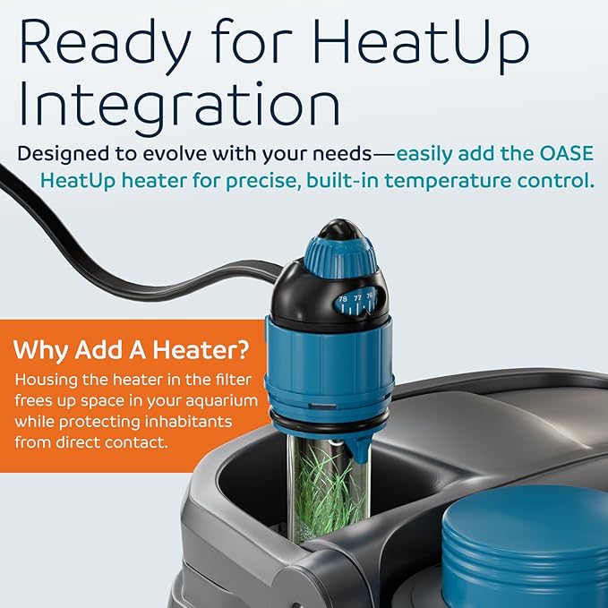 OASE BioMaster 2 250 Canister Filter for Aquariums – External Aquarium Filter with EasyClean Pre-Filter – Quiet Performance – Freshwater & Saltwater, Up to 70 Gallons