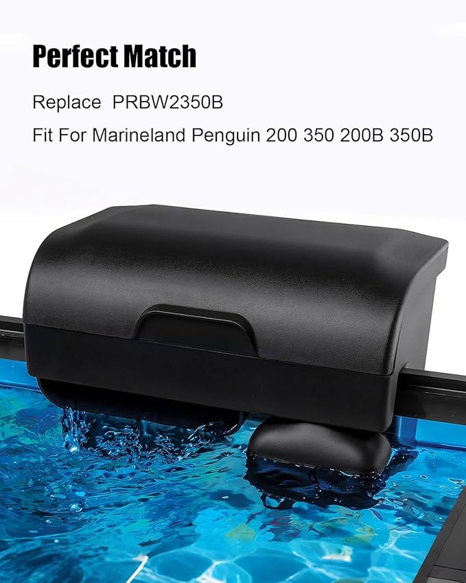 ULZOZN 4PCS Aquarium Fish Tank Filters Fit for Marineland Penguin 200 350 200B 350B, Biowheel Aquarium Filters Replace PRBW2350B