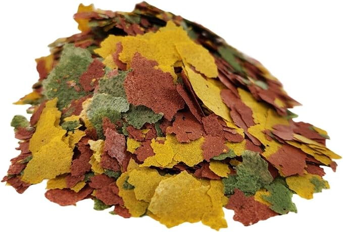 Aquatic Foods Inc. Tropical Fish Flakes, Mix of Krill, Color Enhancing, Spirulina Flakes for Cichlids, Angels, Tetras, Guppies, All Tropical Fish...WL…3-lbs Poly Bag