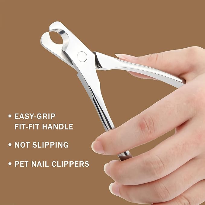 Cat Nail Clippers by,Small Breed Animals Claw Trimmer for a Cat, Puppy,Rabbit, Hamster, Birds, Kitten & Small Dog,Parrots, Chinchillas, Guinea Pigs,Sharp & Safe