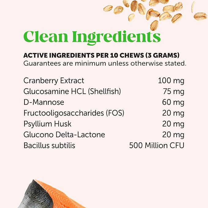 Cat Urinary Tract Health Crunchy & Creamy Chews - Promotes Healthy Digestion & Normal Bladder Function with Cranberry, Antioxidants, & Probiotics - Gut + Bladder Support Supplement (30 Day Supply)