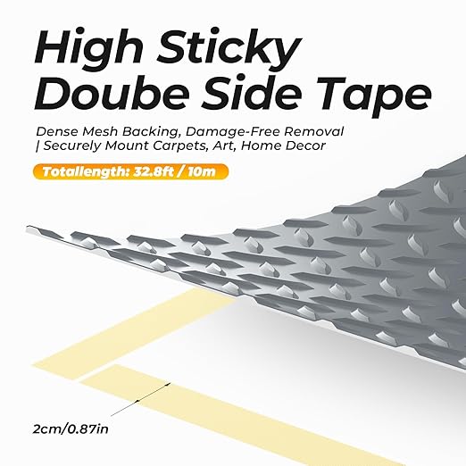 7.8 x 20 FT Garage Floor Mat, 2.8mm Thickness Diamond Plate Vinyl Garage Flooring Roll for Under Car, Large Size 156 SQFT for Large SUVs, MPV, Pickup Truck