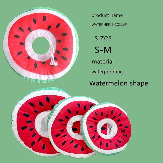 Cat Recovery Soft Collar, Waterproof Soft Recovery Collar. Anti-bite and Anti-Lick Wound Healing Safe Adjustable Elizabethan Collar.(S) Only for Cats up to 6 Months in Size