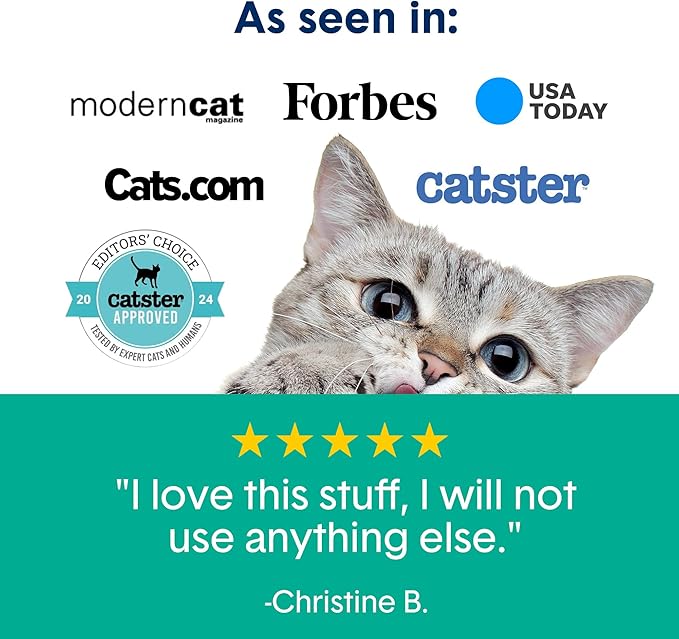 Boxiecat Gently Scented Premium Clumping Clay Cat Litter, 28-Pounds