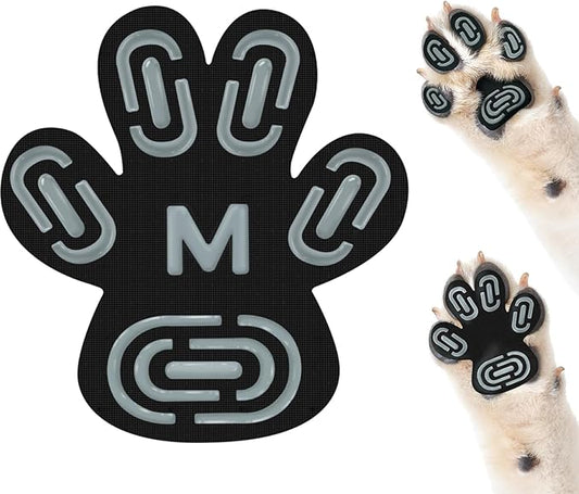 Anti-Slip Dog Paw Protector Pads for Senior Dogs, Dog Paw Adhesive Pads on Hardwood Floor,Senior Pets Essentials with Strong Traction,Puppy Grippers,12 Sets 48 pc M