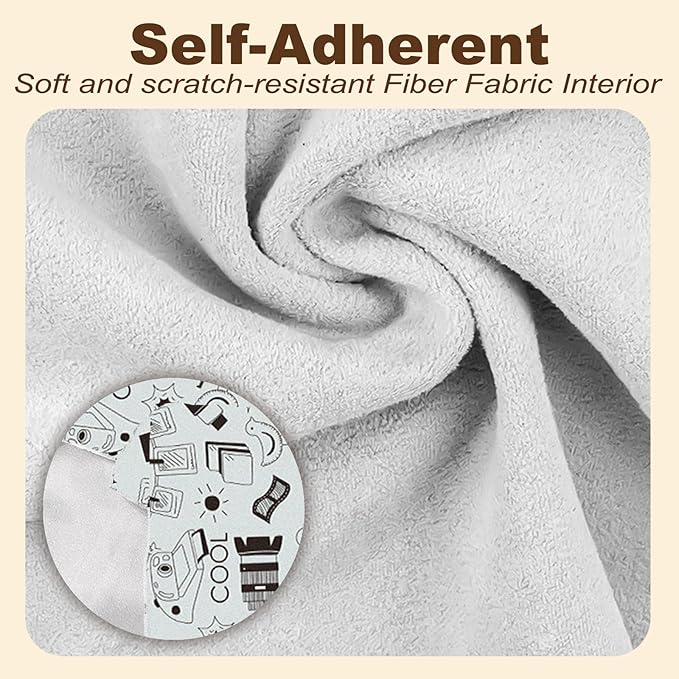 Cat Grooming Wrap, [XXL] Cat Restraint Wrap for Nail Clipping, Ear Cleaning, and Teeth Brushing, Self-Adherent, Anti-Bite, Anti-Scratch, Anti Scratch