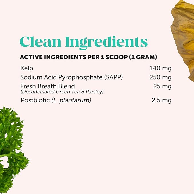 Cat Breath Freshener Dental Powder for Teeth Cleaning Plaque Off, Dental Care for Cats, Tartar Remover for Teeth with Natural Herbal Blend (60 Day Supply)