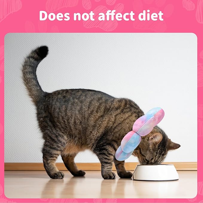 Dog Cat Surgical Recovery Cone Dog Protective Collar, Pet Recovery E-Collar Soft Neck Cone to Stop Licking Wound for Cats & Kittens Small Dog After Surgery