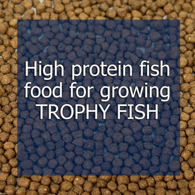 Natural Waterscapes Game Fish Food Variety | Pond and Lake Fish Food Pellets | 22 lb Bag | Feed to Bass, Bluegill, Trout, Catfish, tilapia | Floating Pellets