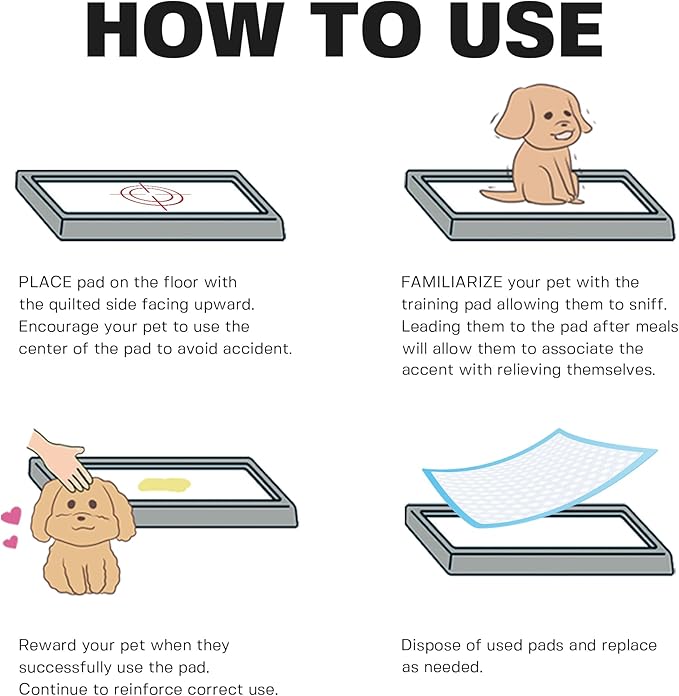 BV Small Puppy Pads 100 Count 17"x24" - Leak-Proof & Absorbent Pee Pads For Dogs with 6-Layer Design, Rapid Dry Sheet & Built-In Attractant - Dog Pad with Odor Control, Perfect for Puppies&Senior Dogs