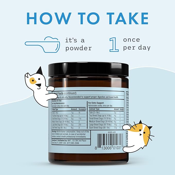 Dr. Mercola, Complete Probiotics, for Cats and Dogs, 3.17 oz (90 g), Supports Immune Function, Digestive Support, Non GMO, Soy Free, Gluten Free