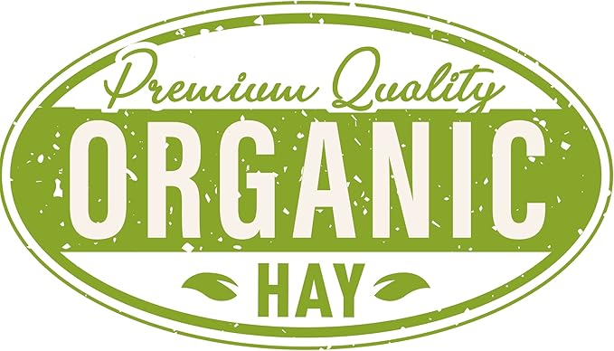 Blue Mountain Hay High-Altitude Hay - Organic Alfalfa, 25lb - High Protein, Fiber & Mineral-Rich - Soft, Leafy, High Leaf Retention - Ideal for Goats, Rabbits, Guinea Pigs & Other Small Animals