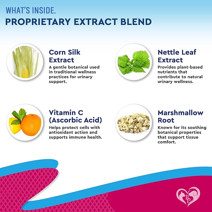 Beloved Pets Cat & Dog Urinary Tract Infection Treatment & Natural UTI Medicine Cranberry-Kidney+Bladder Support Supplement - Best Prevention Incontinence, Bladder Stones