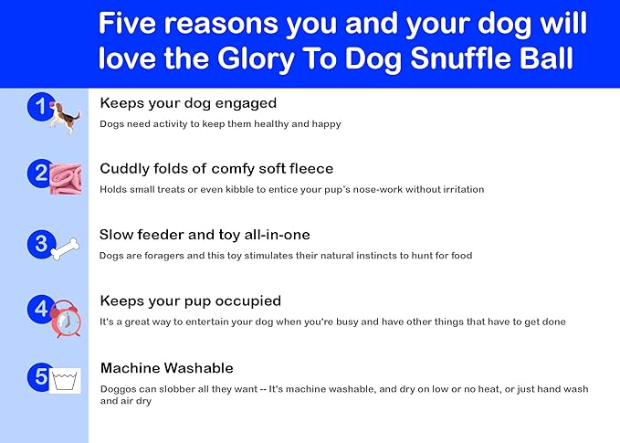 Medium Breed Snuffle Interactive Foraging Dog Puzzle Ball Toy Pink Large