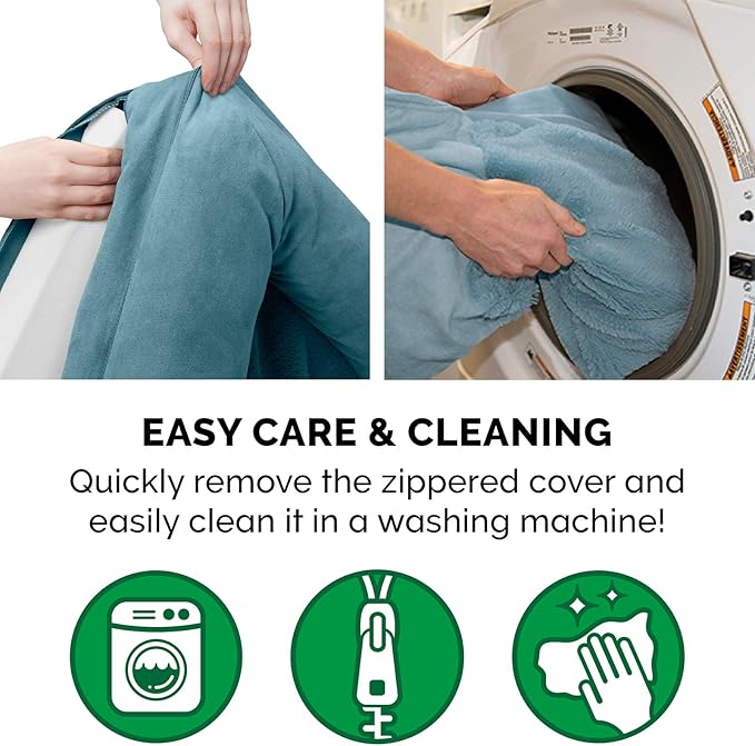 Furhaven Orthopedic Dog Bed for Large Dogs w/ Removable Bolsters & Washable Cover, For Dogs Up to 125 lbs - Plush & Suede Sofa - Deep Pool, Jumbo Plus/XXL