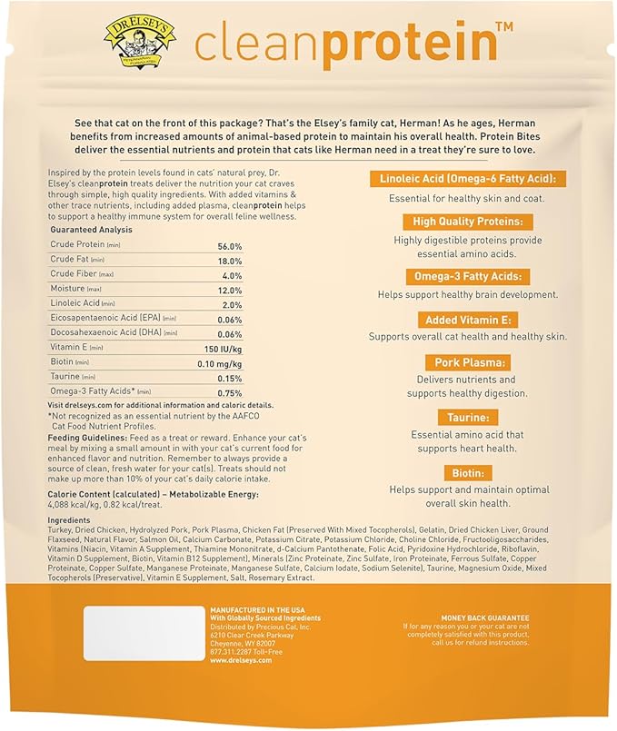 Dr. Elsey's cleanprotein Protein Bites Turkey 12 oz.