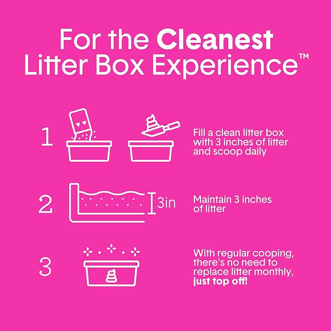 Boxie® Glo™ 30 Day Odor Control Clumping Clay Cat Litter, 16 lb, Multi-Cat, 99.9% Dust-Free, Low Tracking, UV Light Attractant, Superior Clumping for Easy Scooping