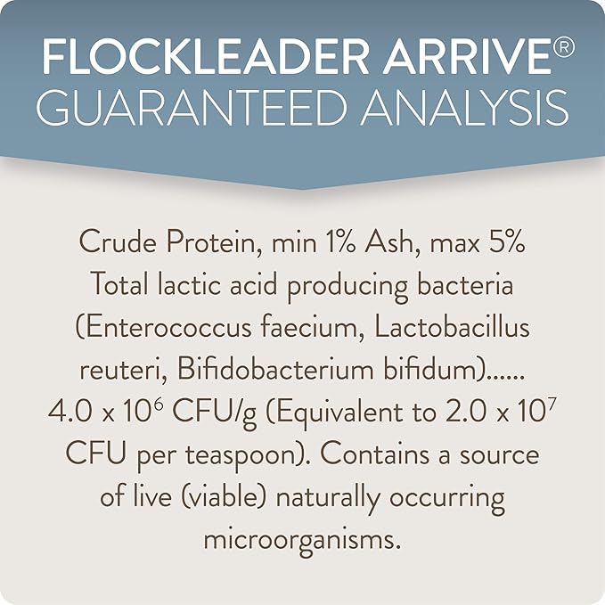 Arrive, Daily Probiotic & Prebiotic Poultry Supplement for Young Chickens 0-8 Weeks Old, 8 oz