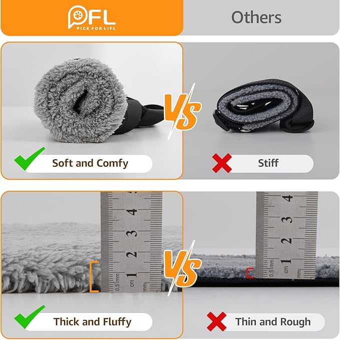 Adjustable Dog Lift Harness, Dog Sling for Large Dogs Hind Leg Support, Soft Lift Support Helps Senior, Injured, Disabled and After ACL Surgery Dogs-Black & Grey (X-Large)