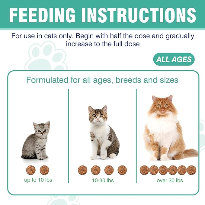 Cat Hairball Remedy Treats, 150 Soft Chews Cat Hair Ball Treatment Furball Control Relief Helps Eliminate and Prevent Hairballs for Indoor Cats Supports Skin and Coat Digestion Chicken Flavor