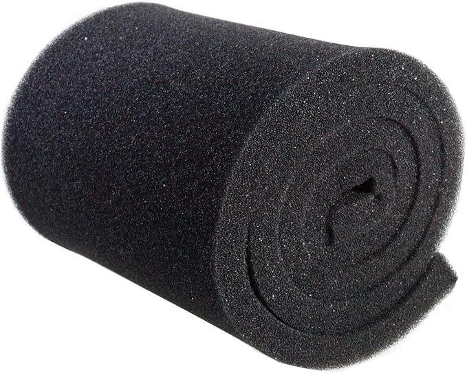 AQUANEAT Aquarium Bio Sponge Filter Media Pad 36" x 12" x 1" / 72" x 12" x 1" Open Cell Foam Sheet Cut-to-Fit for Fish Tank Sump (72" x 12" x 1")