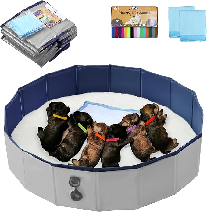 Artilife Whelping Box for Dogs Birthing,Welping Box Whelping Pen Whelping Box for Puppies Whelping Supplies