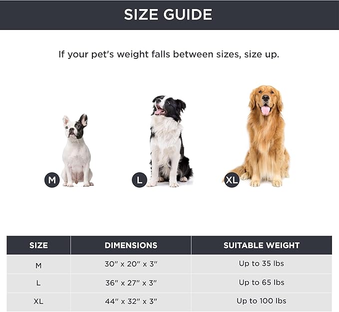 Bedsure Self Warming Dog Bed for Medium Dogs - Orthopedic Waterproof Puppy Beds with Removable Washable Cover, Egg Crate Foam Pet Mat, Suitable for Pet Up to 35 lbs