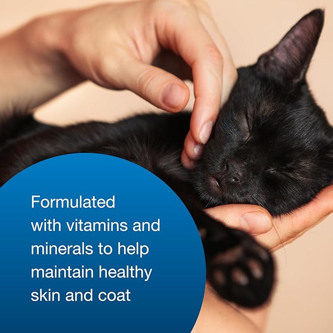 PetAg Vitamin & Mineral Gel Supplement for Cats - 3.5 oz - Provides Basic Daily Vitamins & Minerals for Cats 4 Months and Older - Easy to Digest